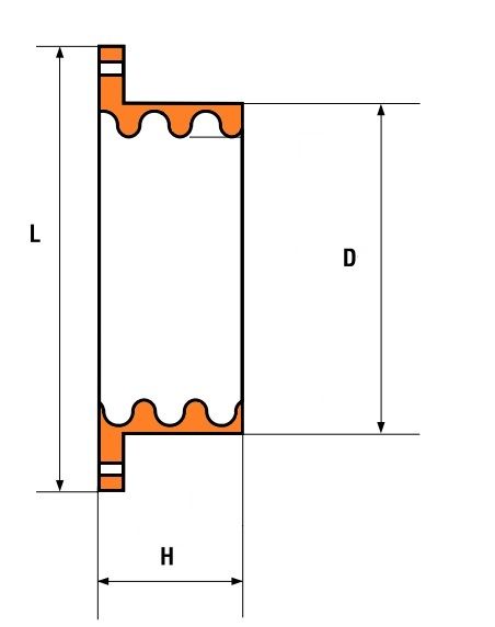Phụ kiện ống nhựa xoắn HDPE Ospen - Mặt bích